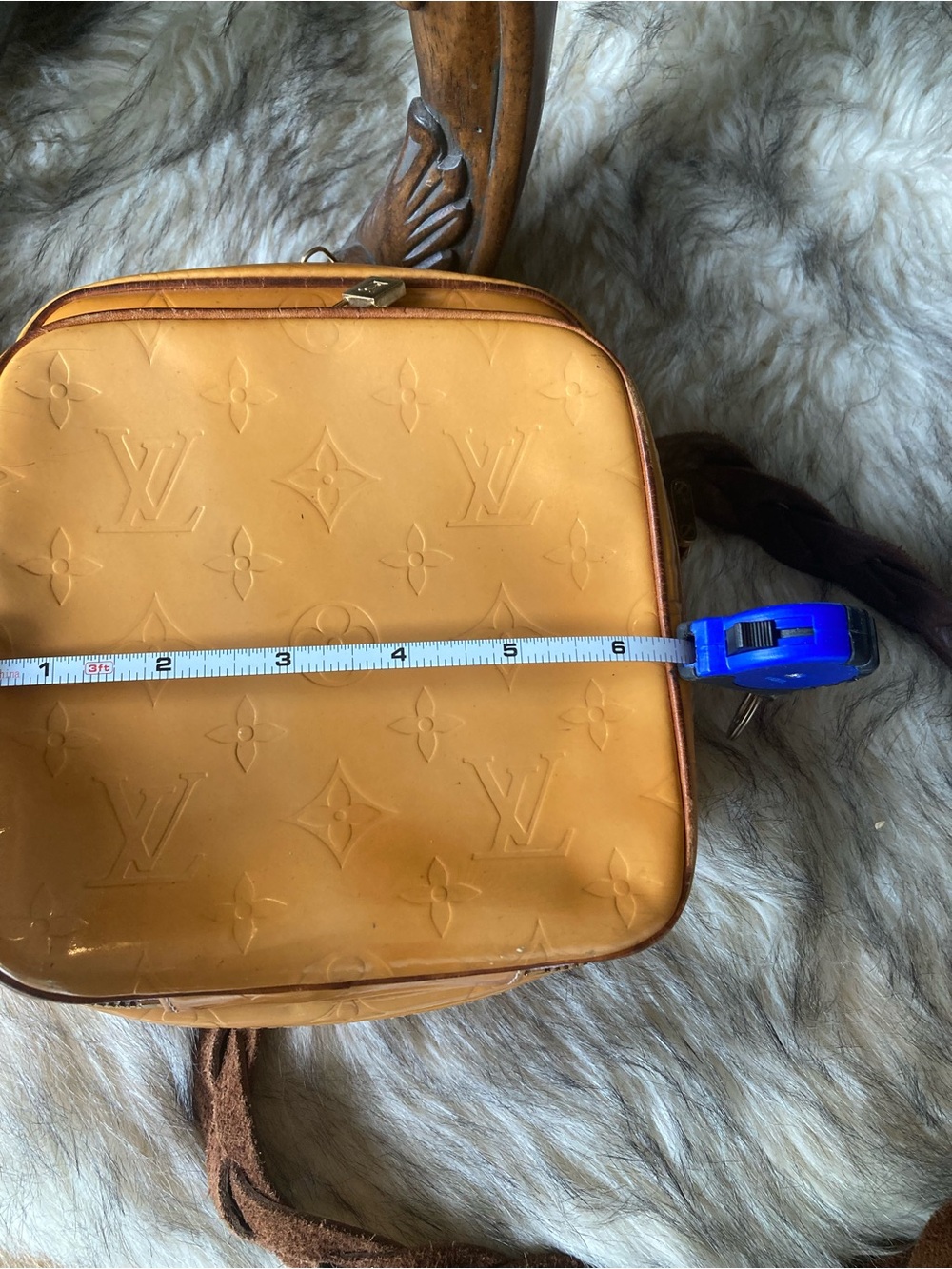 Vintage Louis Vuitton Vernis yellow - Picture 5 of 11